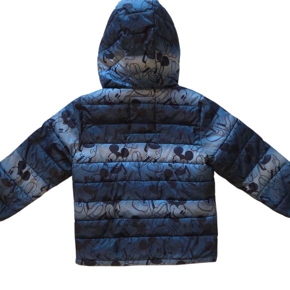 Mickey Mouse Puffer Jacket Baby Gap size 5 Lightweight Coat Disney - Picture 3 of 6